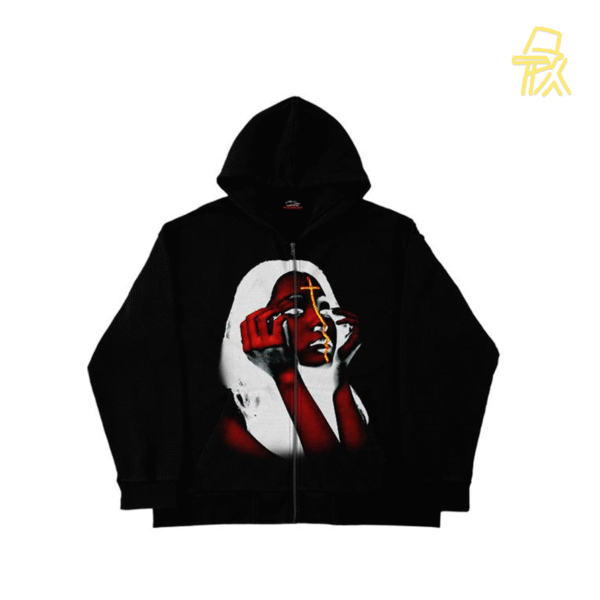 Artistic Dark - Themed Zip - Hoodie Set