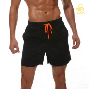 Classic - Color Men's Swim Shorts with Contrast Drawstring
